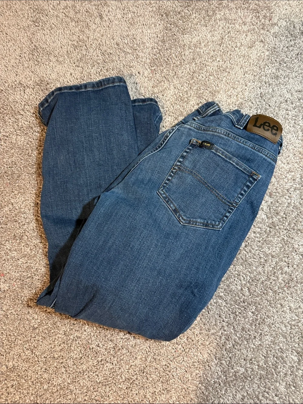 Lee boys Medium Blue Straight Leg Jeans